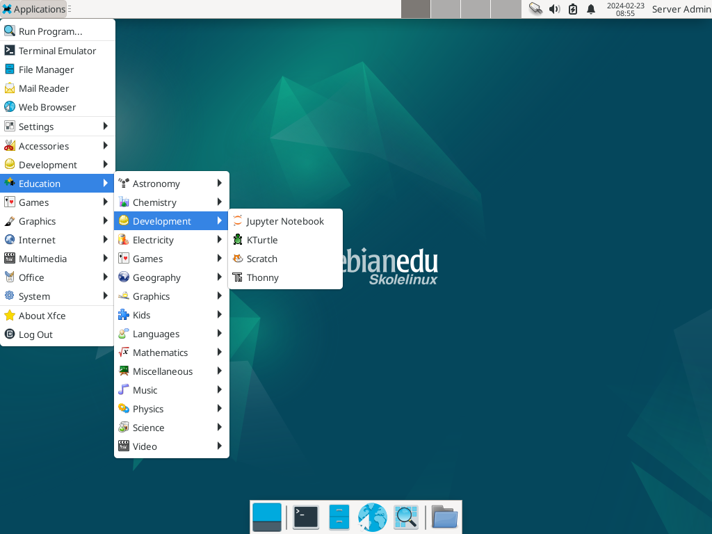 Debian edu pure blend что это